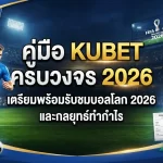 คู่มือ KUBET ครบวงจร 2026: เตรียมพร้อมรับชมบอลโลก 2026 และกลยุทธ์ทำกำไร
